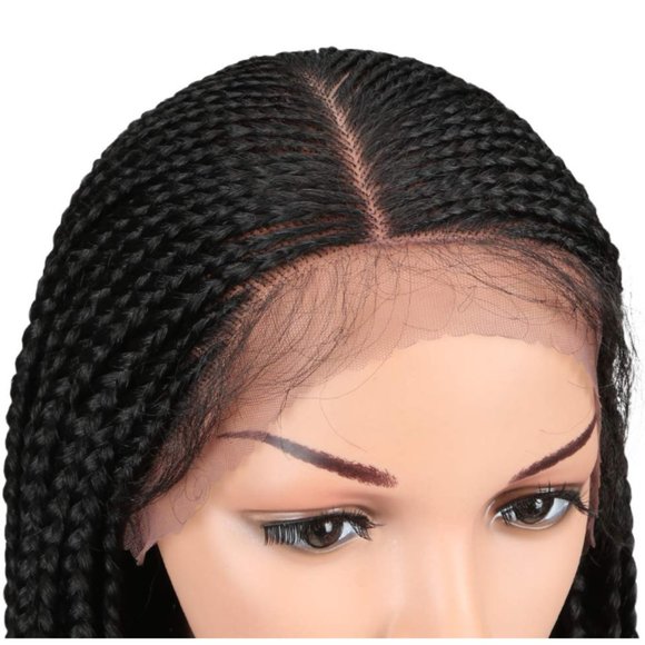 Micro Braided Lace Front Wig W Baby Hair 28\